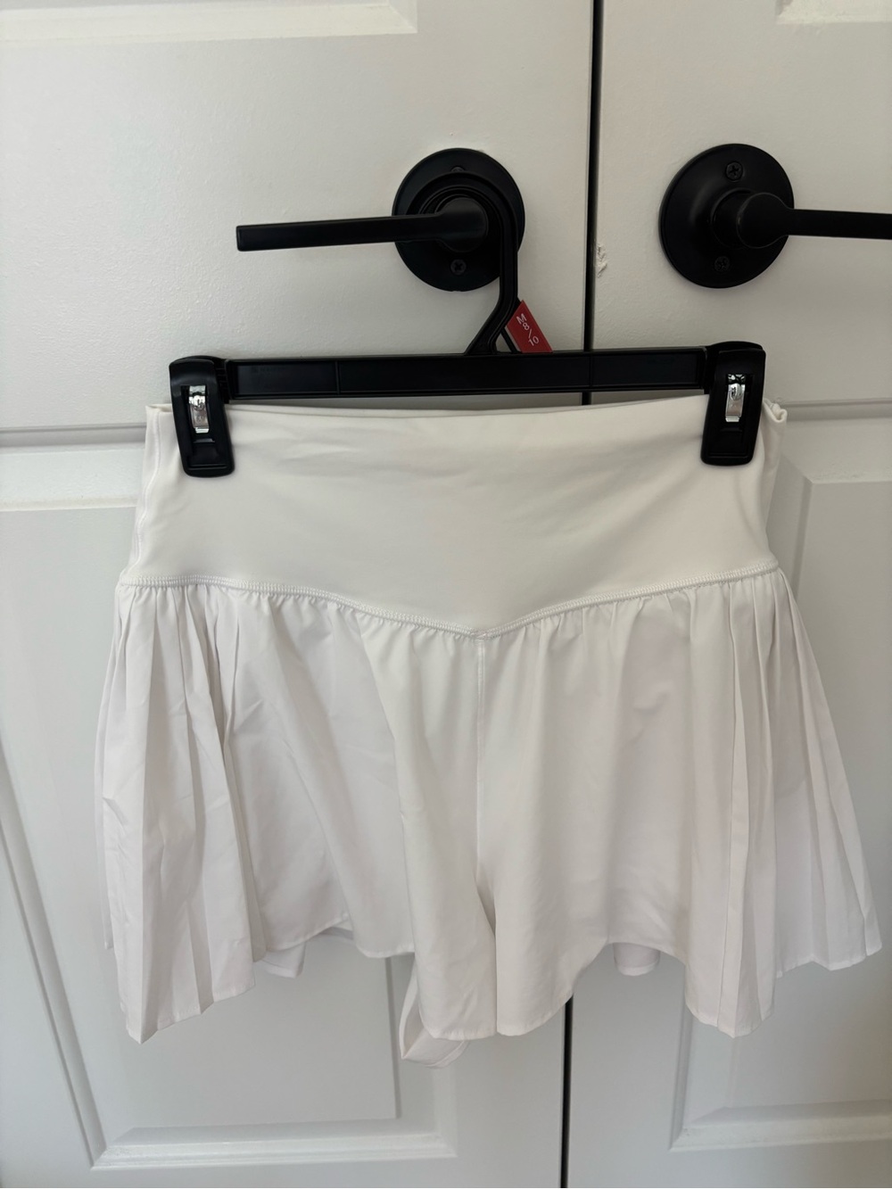 White Pleated Tennis Skort